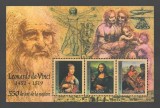 Moldova 2002 - Leonardo da Vinci, arta, personalități, bloc neuzat