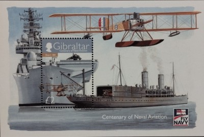 BC73, Gibraltar 2009, colita centenarul aviatiei navale foto