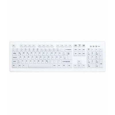 Tastatură Lavabilă Dezinfectabilă Active Key FTRTUS0300 USB Alb foto