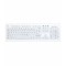 Tastatură Lavabilă Dezinfectabilă Active Key FTRTUS0300 USB Alb