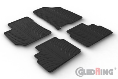 Set covorase auto din cauciuc Hyundai Kona Sx2 / Hybrid Suv 01.2023- (pentru modele cu cutie automata) AutoDrive ProParts foto