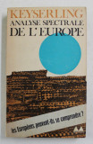 ANALYSE SPECTRALE DE L &#039;EUROPE par KEYSERLING , 1965