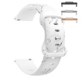 Cumpara ieftin Curea silicon, compatibila Huawei Watch Fit 2, VD Very Dream&reg;, Quick Release, White Frost