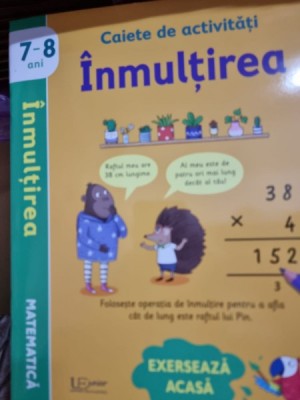 Caiete de activitati, Inmultirea, 7-8 ani foto