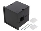Carcasă ABS neagră 72x72x73mm cu răsucire