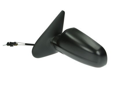 Oglinda usa exterioara Seat Leon (1m1), 11.1999-04.2003; Toledo (1m2), 04.1999-2002, partea Stanga, ajustarea prin cablu; carcasa neagra; sticla asfe foto