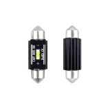 Set becuri auto cu LED CANBUS sofit C5W 1 SMD 36mm Alb 12/24V AM02442., Universal