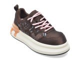 Pantofi sport GRYXX maro, 21296, din material textil si piele naturala