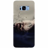 Husa silicon pentru Samsung S8 Plus, 3D Hand Ocean Render