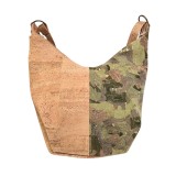 Cumpara ieftin Geanta dama din pluta Verde Marbled