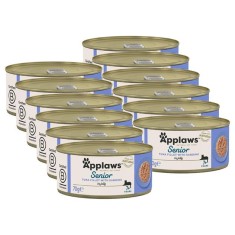 Applaws Conserva pentru pisici Senior file de ton ?i sardine in aspic 12 x 70 g foto