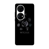 Husa compatibila cu Huawei P50 model Witcher, Silicon, TPU, Viceversa, Transparent, Carcasa