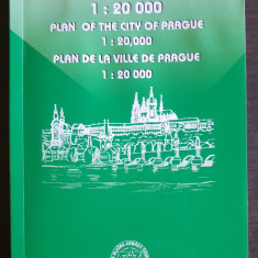 Plan Mesta PRAHA (Praga, planul orașului) 1:20000 Plan of The City of Prague