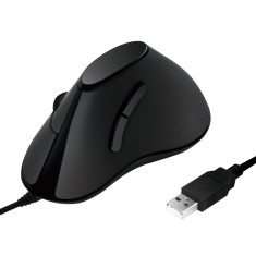 MOUSE Logilink, PC sau NB, cu fir, USB, optic, 1000 dpi, butoane/scroll 5/1, ergonomic, negru, &quot;ID0158&quot; (timbru verde 0.18 lei)