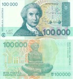 1993 ( 30 V ) , 100,000 ( P-27a ) - Croaţia - stare UNC