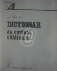 Dictionar de cuvinte calatoare (Ed. Albatros) foto