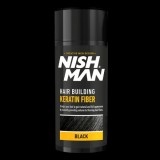 Cumpara ieftin Pudra fiber - NISH MAN - pentru parul rar - Negru