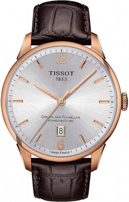 Ceas Barbati, Tissot, Chemin Des Tourelles Powermatic 82 T0994073603700 - Marime universala foto