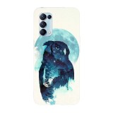 Husa compatibila cu Oppo A72, Viceversa, model Hedwig Harry Potter, Silicon, TPU, Transparent, Carcasa