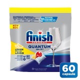 Finish Quantum All in 1 Lemon, 60 capsule, detergent vase masina spalat, curatare profunzime
