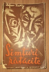 Stefan Zweig - Simturi rătăcite (Editura Nationala Ciornei, interbelica)