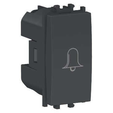 Intrerupator revenire simbol sonerie 1M Schneider Easy Styl negru LMR0130003 foto