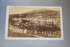 CDV Fotografie carton sec XIX Heidelberg orasul unde a murit Alexandru Ioan Cuza foto