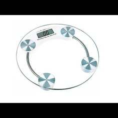 Cantar de baie, digital, platforma sticla, max 180kg, nou, bat incluse foto