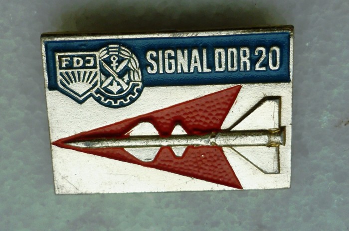 Insigna militara Rachete , DDR ,1966