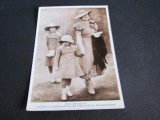 Regina Elisabeta și Prințesele Regale - Carte Poștală Regalistă Veche, Necirculata, Printata