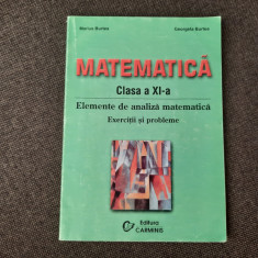 MARIUS BURTEA MATEMATICA CLASA A XI A ELEMENTE DE ANALIZA MATEMATICA RF9/0