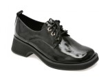 Pantofi EPICA negri, 4F3015, din piele naturala lacuita