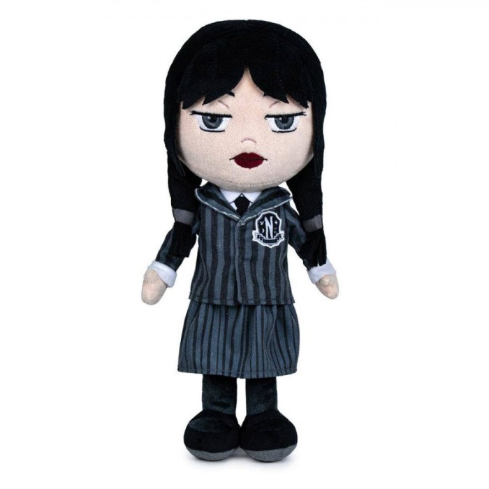 Papușă Plus Giochi Preziosi Wednesday, &Icirc;nălțime 25cm, Design Clasic Nevermore