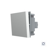 Intrerupator mecanic Livolo cu reset, 2 module, gri, seria noua