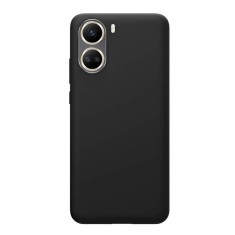 Husa compatibila cu huawei nova 10 se, matte efect, camera ultra safe, htpmag, negru
