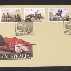 Australia 1986 Horse racing FDC K.807