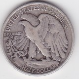 SUA Half Dollar Walking Liberty 1937 Argint, Moneda 1/2 Dolar Argint USA
