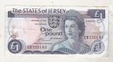 bnk bn Jersey 1 lira sterlina ND (1976-1983) - circulata