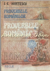 Proverbele Romanilor - I. C. Hintescu foto