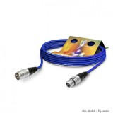 Cablu prelungitor XLR 3 pini T-M Albastru 20m, SGHN-2000-BL, HICON