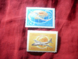 Serie mica URSS 1958 - Aviatie , 2 valori (din 3), Nestampilat