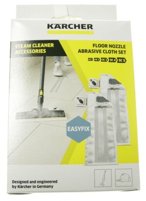 ABRASIV-TUCHSET F&amp;Uuml;R BODEND&amp;Uuml;SE EASYFIX (2 STK.) 2.863-309.0 pentru aspirator K&amp;Auml;RCHER foto