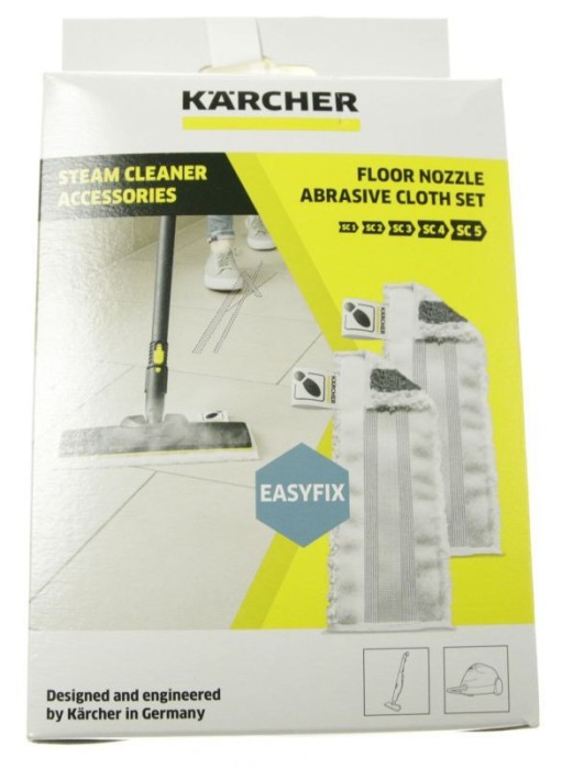 ABRASIV-TUCHSET F&Uuml;R BODEND&Uuml;SE EASYFIX (2 STK.) 2.863-309.0 pentru aspirator K&Auml;RCHER