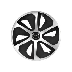 Set 4 capace roti Roco Gri-Negru R16 Compatibil Cu Mazda