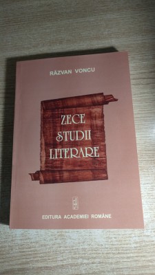 Razvan Voncu - Zece studii literare (Editura Academiei Romane, 2010) foto