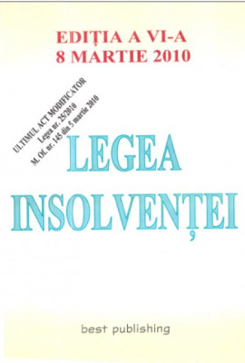 LEGEA INSOLVENTEI, Editia a VI-a foto