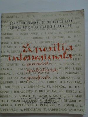 Expoziția Interregionala pictura, sculptura, grafică, Sala &amp;quot;Victoria&amp;quot; Iași, 1966 foto
