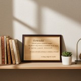 Placheta Pensionare Lemn Personalizata, Cadou Retragere Gravura Laser, 23.5x33 cm, HDF