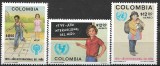 C4560 - Columbia 1979 - Anul copilului 3v.neuzat,perfecta stare, Nestampilat