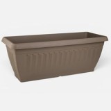 Jardinieră din plastic Mocca - Model vertical &icirc;n relief, CMCLASS